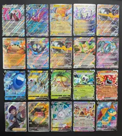 Pokemon Card Lot (20 Card Lot) V VMAX EX Full Art Trainer Ultra Rare Cards - Image 1