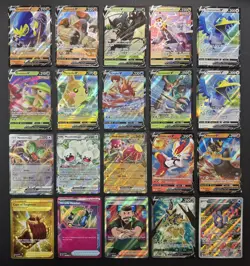 Pokemon Card Lot (20 Card Lot) Gold Rare V EX Full Art Trainer Ultra Rare Cards - Image 1