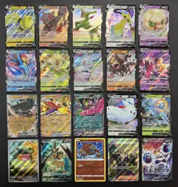 Pokemon Card Lot (20 Card Lot) V VMAX EX Full Art Trainer Ultra Rare Cards - Image 1
