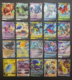 Pokemon Card Lot (20 Card Lot) Gold Rare V EX Full Art Trainer Ultra Rare Cards - Image 1