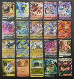 Pokemon Card Lot (20 Card Lot) Gold Rare V EX Full Art Trainer Ultra Rare Cards - Image 1