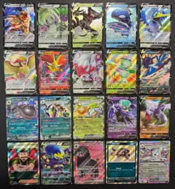 Pokemon Card Lot (20 Card Lot) V VMAX EX Full Art Trainer Ultra Rare Cards - Image 1