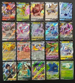 Pokemon Card Lot (20 Card Lot) V VMAX EX Full Art Trainer Ultra Rare Cards - Image 1