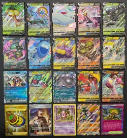 Pokemon Card Lot (20 Card Lot) Gold Rare V EX Full Art Trainer Ultra Rare Cards - Image 1