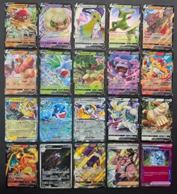 Pokemon Card Lot (20 Card Lot) V VMAX EX Full Art Trainer Ultra Rare Cards - Image 1