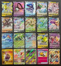 Pokemon Card Lot (20 Card Lot) Gold Rare V EX Full Art Trainer Ultra Rare Cards - Image 1