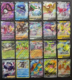 Pokemon Card Lot (20 Card Lot) V VMAX EX Full Art Trainer Ultra Rare Cards - Image 1