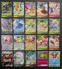 Pokemon Card Lot (20 Card Lot) V VMAX EX Full Art Trainer Ultra Rare Cards - Image 1