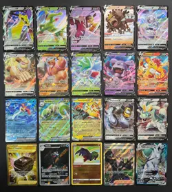 Pokemon Card Lot (20 Card Lot) Gold Rare V EX Full Art Trainer Ultra Rare Cards - Image 1
