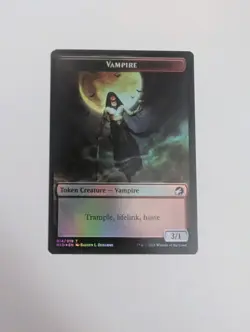 MTG - Zombie 005/Vampire 014 Token (Foil) - Innistrad: Midnight Hunt NM/M Cond - Image 4