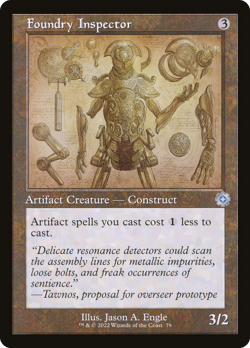 Foundry Inspector (REGULAR) x1 - MTG The Brothers' War Retro Artifacts BRR #79 - Image 1