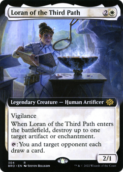 Loran of the Third Path (FOIL) x1 - MTG The Brothers' War BRO #304 - Image 1