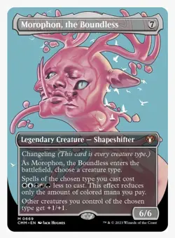 Morophon, the Boundless (Borderless) Commander Masters Foil - Image 1