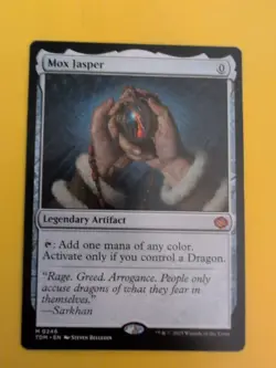 Mox Jasper. TDM Artifact Magic the Gathering Card. - Image 2