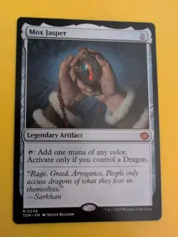 Mox Jasper. TDM Artifact Magic the Gathering Card. - Image 3