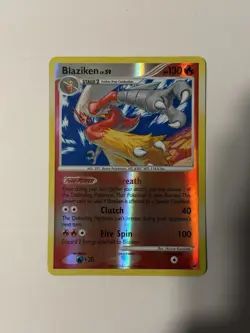 Blaziken - 3/127 Pokemon Platinum - Reverse Holo 🔥 NM/Lightly Played! - Image 2
