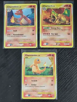 Stormfront Charizard #103 Charmeleon #102 Charmander #101 Secret Rare Pokemon 🔥 - Image 1