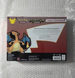 Pokemon Celebrations 25th Anniversary Lance's Charizard V Sealed - Image 2