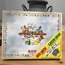 1998 Pokemon Red & Green Deck Quick Starter Japanese Manufacturer Sealed Rare - Image 1