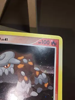 SWIRL MP Pokemon TCG Heatran POP Series 8 1/17 Cosmos Holo - Image 2