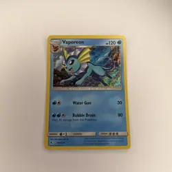 Vaporeon 18/68 - Pokemon TCG Hidden Fates (2019) - Holo Rare - NM - Image 1