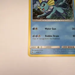 Vaporeon 18/68 - Pokemon TCG Hidden Fates (2019) - Holo Rare - NM - Image 4