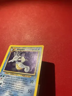 Pokemon WOTC 1x Kingdra Neo Genesis 8/111 Holo Unlimited Holo Rare EXCELLENT - Image 2