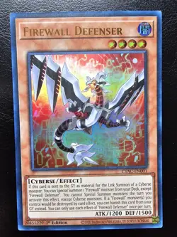 Firewall Defenser Ultra Rare CYAC-EN001 1st Edition - Image 1