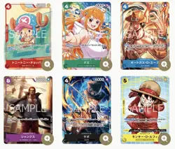 One Piece McDonald's Promo Pack, 6 Card Set Japanese SEALED US Seller p-106 - Image 4