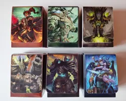 World of Warcraft Trading Card Game - Empty Deck Boxes with Divider - 6 Classes - Image 1
