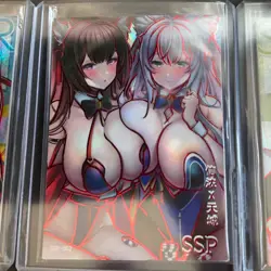 WES Goddess Story - Senpai Goddess Haven #4 SSP Set - 9 Cards! - Rem Ganyu Anime - Image 4