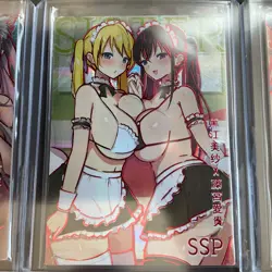 WES Goddess Story - Senpai Goddess Haven #4 SSP Set - 9 Cards! - Rem Ganyu Anime - Image 5