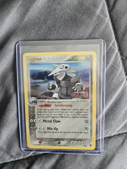 Pokemon TCG Aggron Power Keepers Reverse Holo Card 1/108 Stamped - Image 1