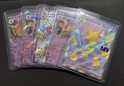 Alakazam ENG/JPN Pokemon Card Lot Of 5 Cards NM Alakazam Ex Mew 188 - Image 1