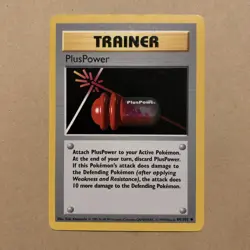 Pokemon Card Shadowless PlusPower Base Set Non Holo Uncommon 84/102 WOTC - Image 1