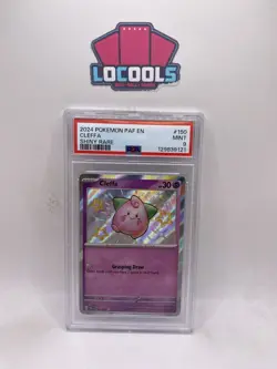 2024 POKEMON PAF EN-PALDEAN FATES SHINY RARE #150 CLEFFA PSA 9 - Image 1