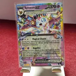 SYLVEON EX-#86/191- HOLO POKEMON TRADING CARD TCG/CCG NM/M Surging Sparks SSP - Image 1