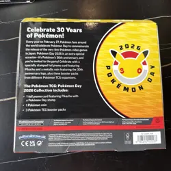 Sealed 2026 30 YEARS Celebration Pokemon Day - Image 2