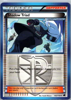 Pokemon TCG Shadow Triad 102/116 Plasma Freeze LP - Image 1