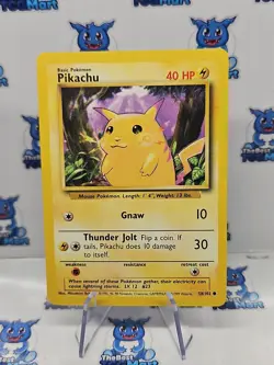 Pokemon - Pikachu 58/102 Base Set - MP - Image 1