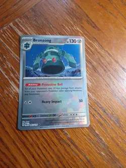 Pokemon 2025 Bronzong 067/131 Prismatic Evolutions Poke Ball Holo - Image 1