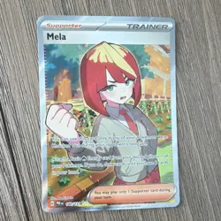 Pokemon Mela 140/131 Sv: Prismatic Evolutions Ultra Rare Full Art Holo - Image 1