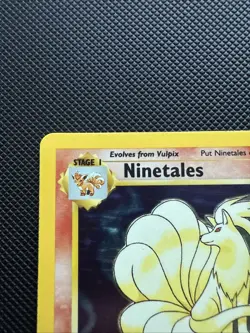 Ninetales 12/102 WoTC Base Set Holo Rare - Pokemon TCG - Moderately Played (MP) - Image 2