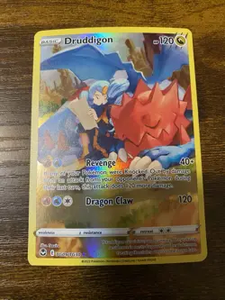 Druddigon TG09/TG30 Pokemon Sword & Shield - Silver Tempest Trainer Gallery Holo - Image 1
