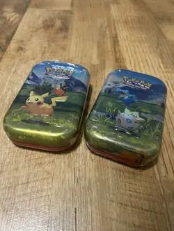 Nintendo Pokemon TCG Mega Evolution Ascended Heroes Mini Tin Lot Pikachu Togepi - Image 1