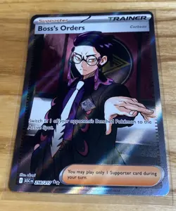 Boss’s Orders 256/217 Full Art Holo Ultra Rare Ascended Heroes Pokemon TCG ASC - Image 1
