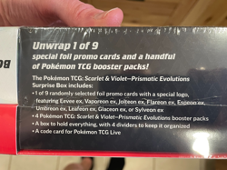 Pokemon TCG Scarlet & Violet Prismatic Evolutions Surprise Box Factory Sealed - Image 5