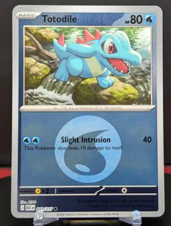 Pokemon Totodile #041/217 English Ascended Heroes Reverse Holo - Image 1