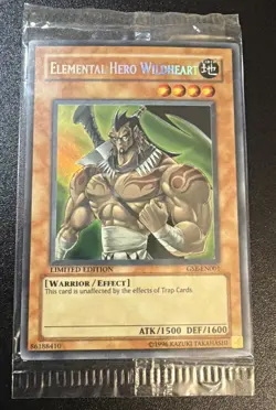 Elemental Hero Wildheart Secret GSE-EN001 Yugioh Promo Sealed TCG - Image 1