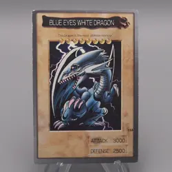 Yu-Gi-Oh BANDAI Blue Eyes White Dragon Super Rare 1998 #118 EX-VG English t896 - Image 1
